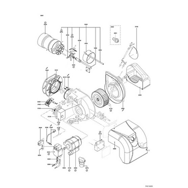 3120996 ЖИДКОТОПЛИВНАЯ ГОРЕЛКА ECOFLAM MAX P 15 TL (L+S) 230 V 50 Hz