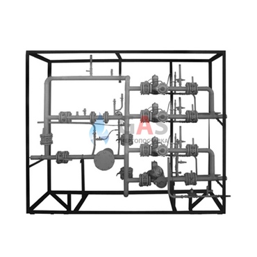 Установки газорегуляторные* ГРУ-03БМ-01-2У с двумя основными и двумя резервными линиями редуцирования и разными регулятор