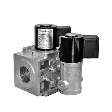 Клапаны электромагнитные ВН1½В-1, ВН2В-1 трехпозиционные муфтовые с одним регулятором расхода