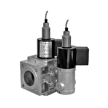 Клапаны электромагнитные ВН1½В-1П, ВН2В-1П трехпозиционные муфтовые с одним регулятором расхода и датчиком положения