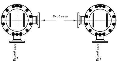 Фильтр газовый ФГ-50, ФГ-80, ФГ-100, ФГ-150, ФГ-200: