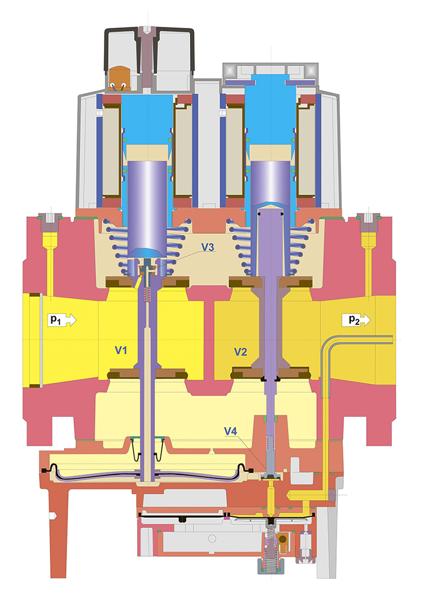 mbc-se-scheme-1 MBC-300-SE-S22 арт.239717 Мультиблок DUNGS цена, купить